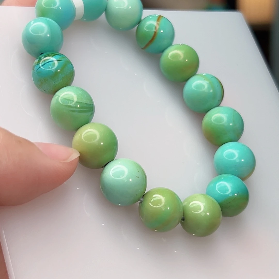 绿松石珠宝奇石未镶嵌明***有