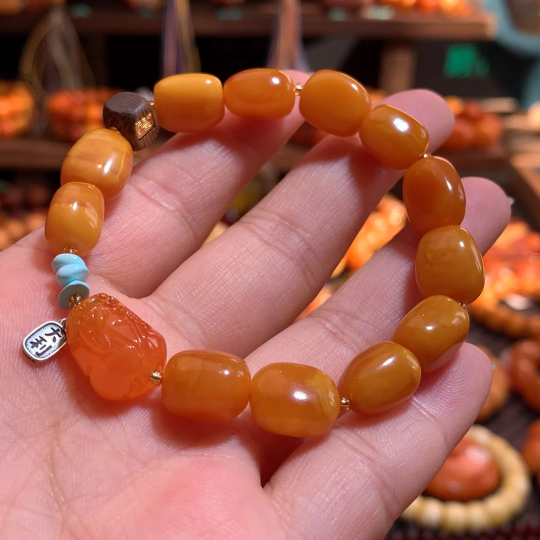 【闪购商品】手串蜜蜡未镶嵌蜜蜡手串