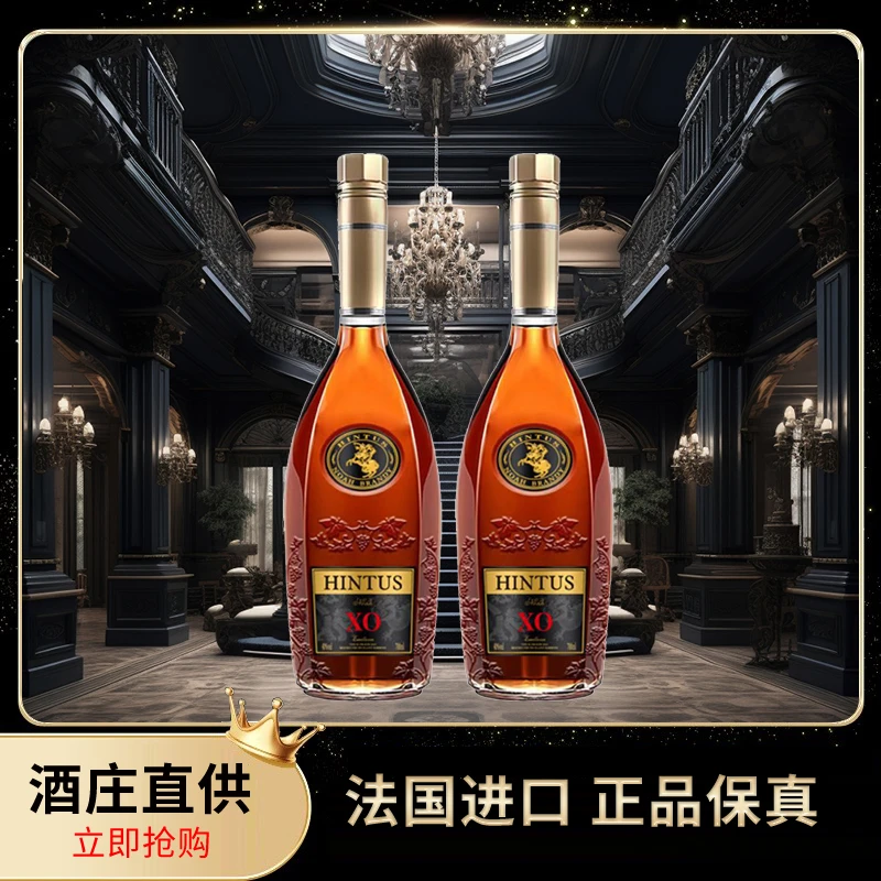 法国进口洋酒诺亚克XO白兰地2支装TY