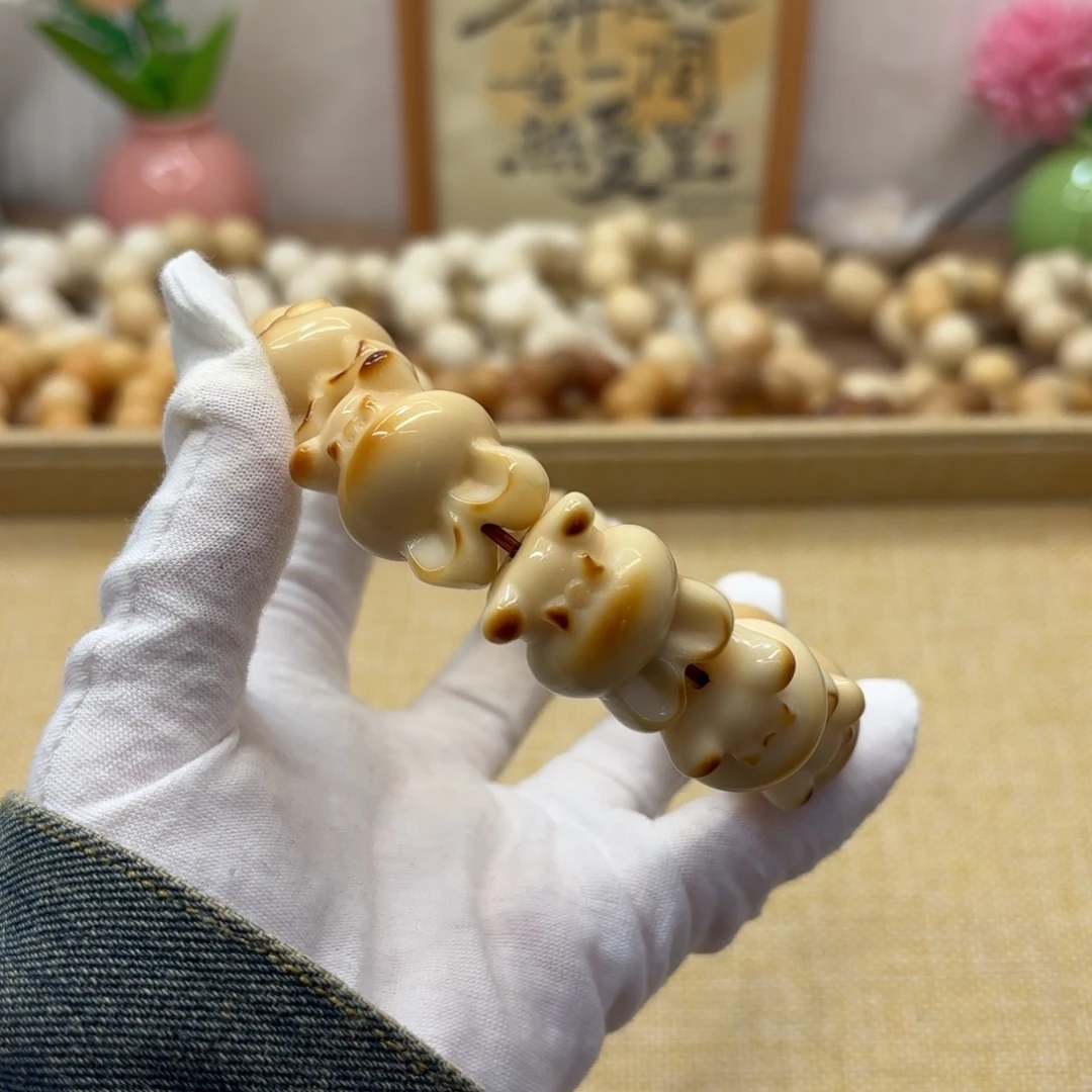 吊坠菩提根/象牙果牙果瑕疵机抛918