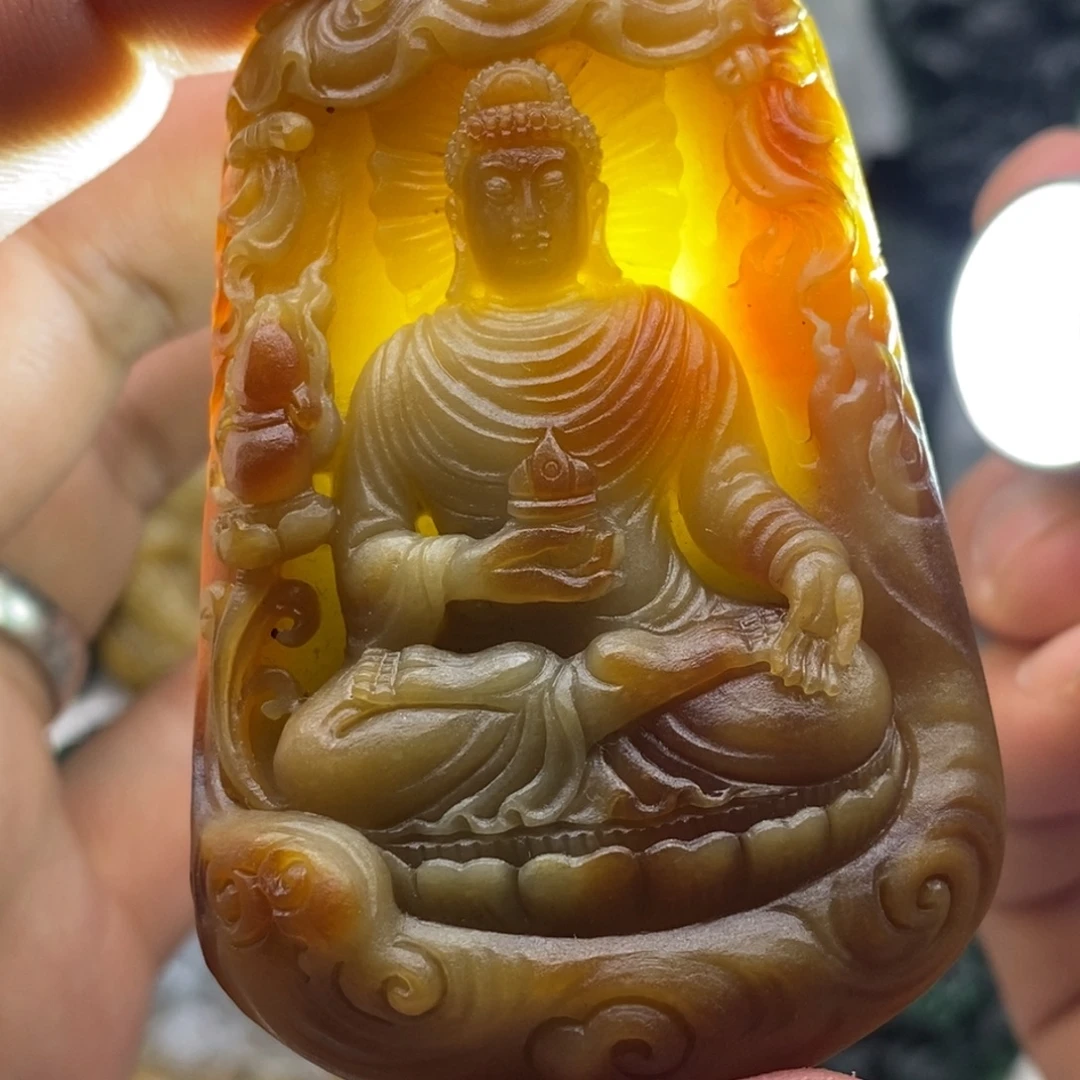 定制翡翠未镶嵌天然翡翠A货阿弥