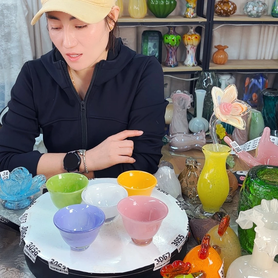 5个杯家悦琉璃工艺品