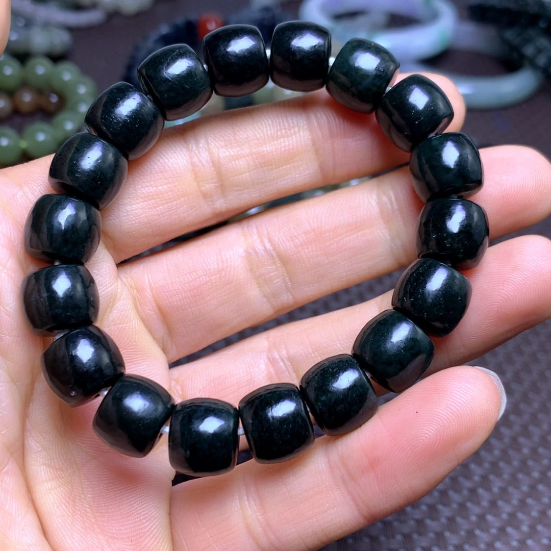 和田玉未镶嵌手串12