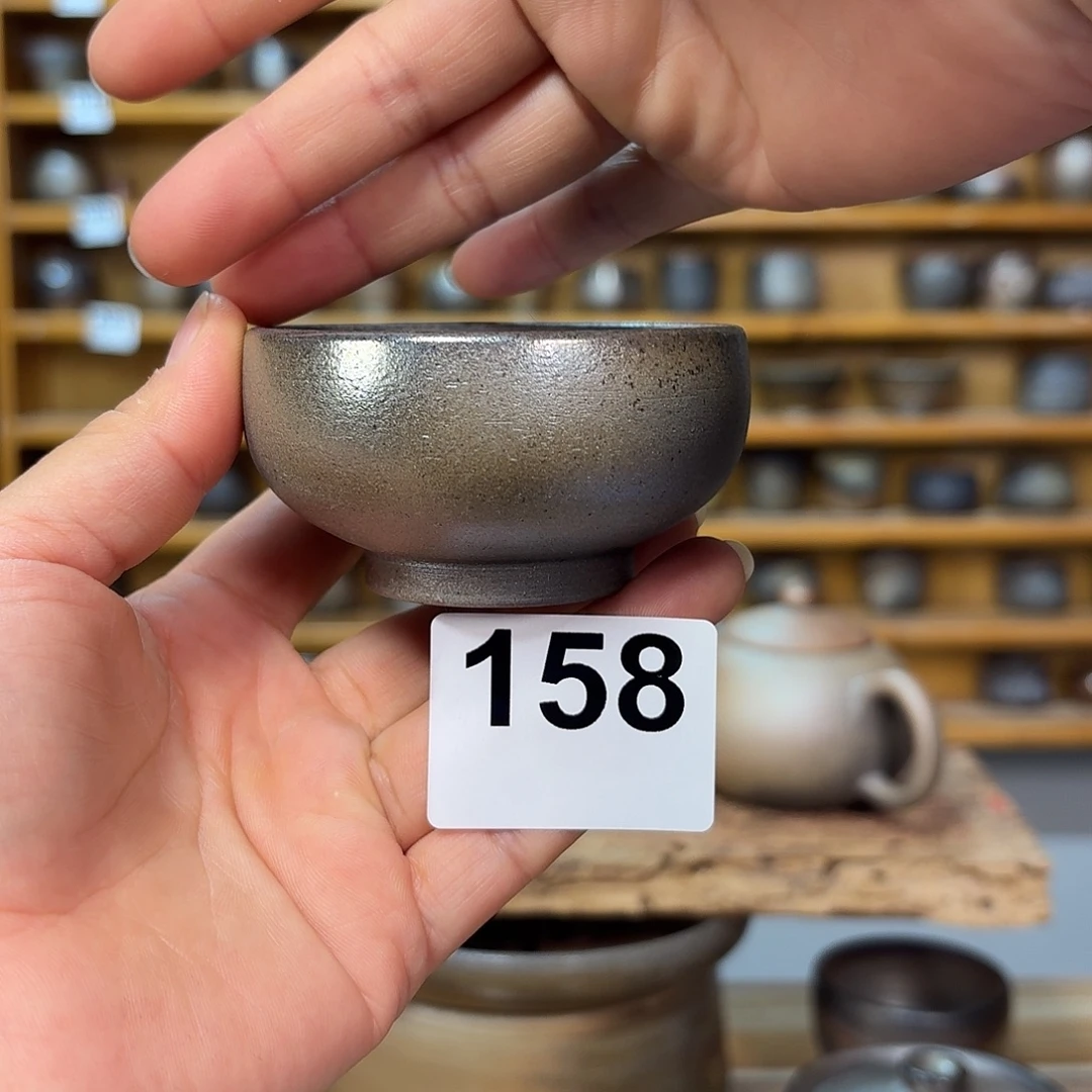 坭兴陶柴烧全手工原矿泥料杯60毫升