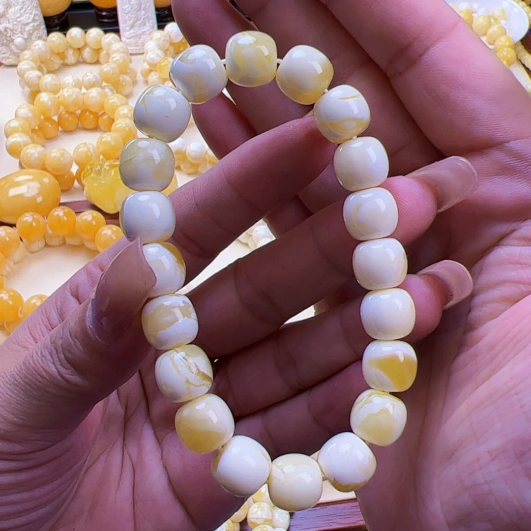 未镶嵌琥珀手链天然蜜蜡10m