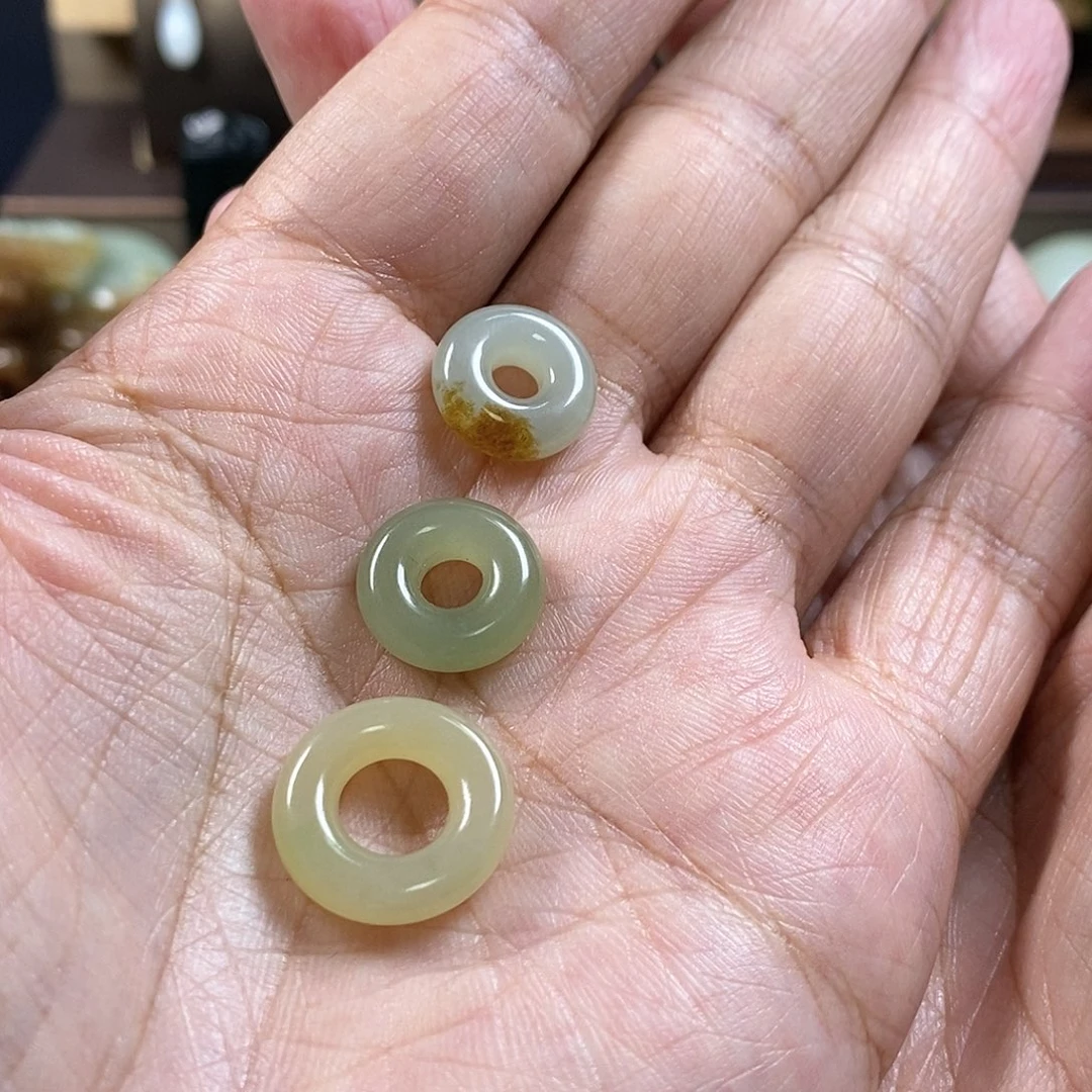 海***洋和田玉未镶嵌吊坠(不含链)