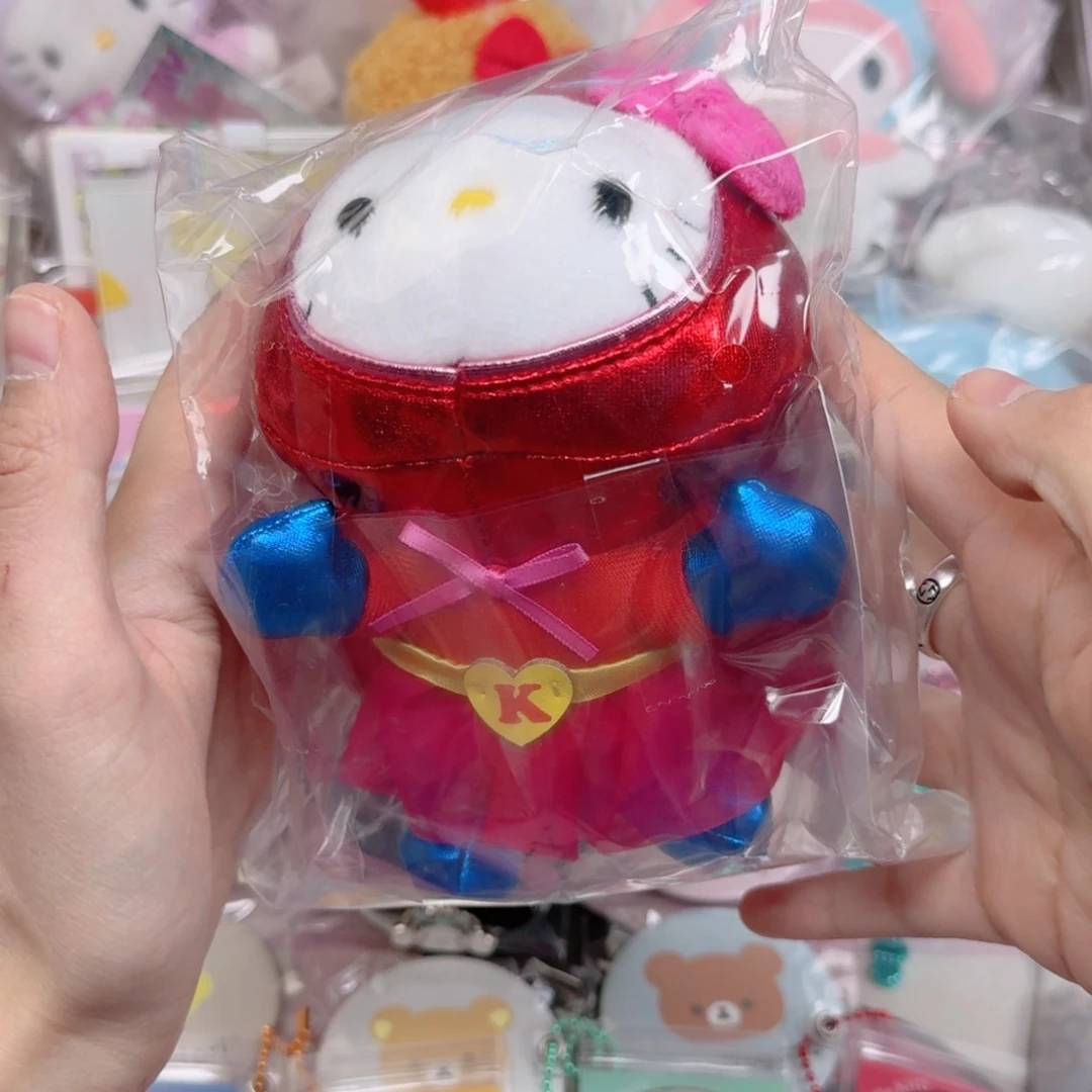 三丽鸥美版小超人凯蒂猫毛绒挂件