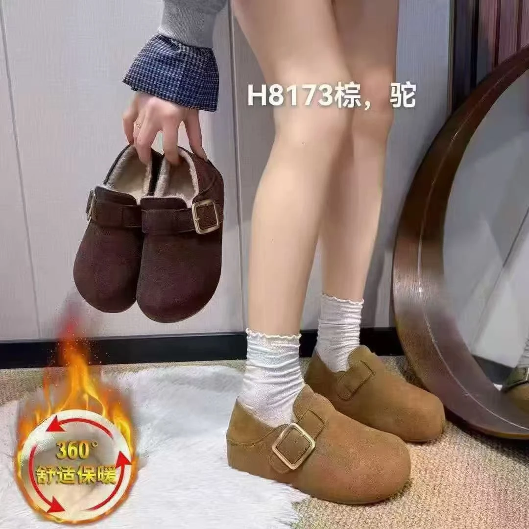 H8173  新款平底软面时尚舒适百搭=勃肯鞋