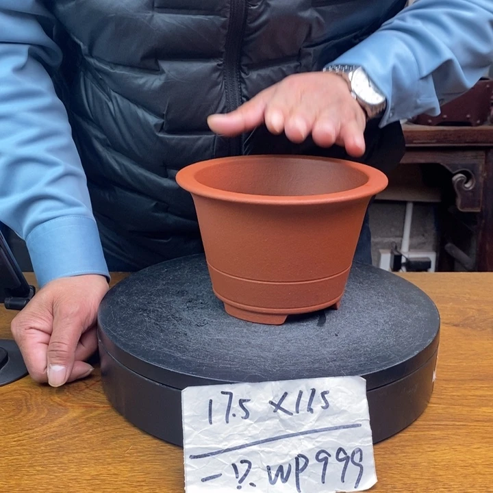 紫砂花盆货号一只WP999