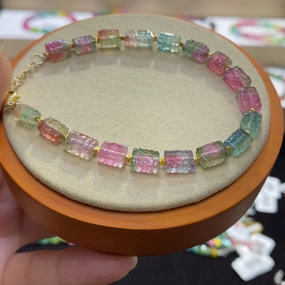 【闪购商品】碧玺手串未镶嵌菟****。两天看货期