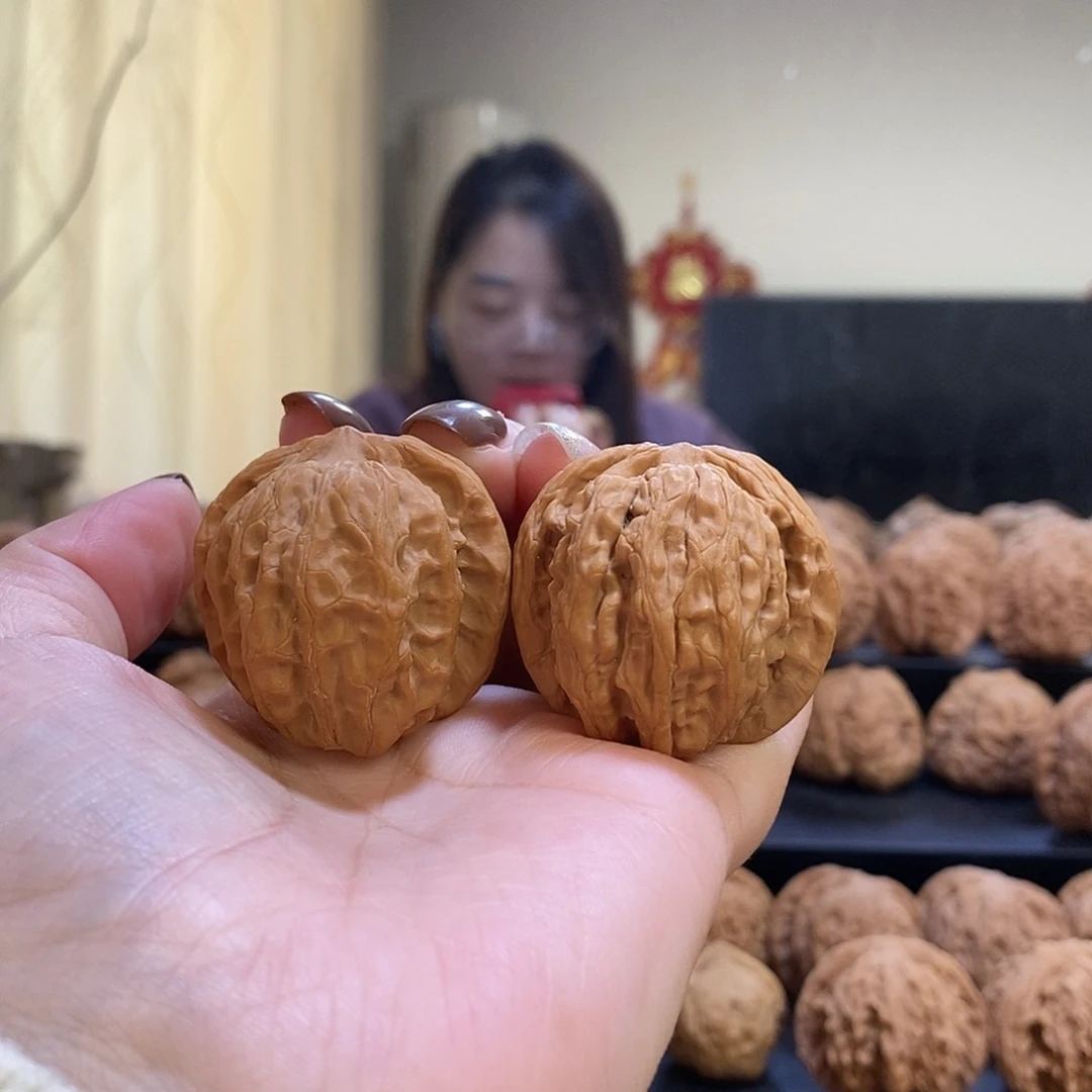 把件文玩核桃37刘老四有伤