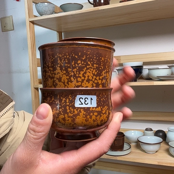 山**伏木首釉主人杯容量100毫升