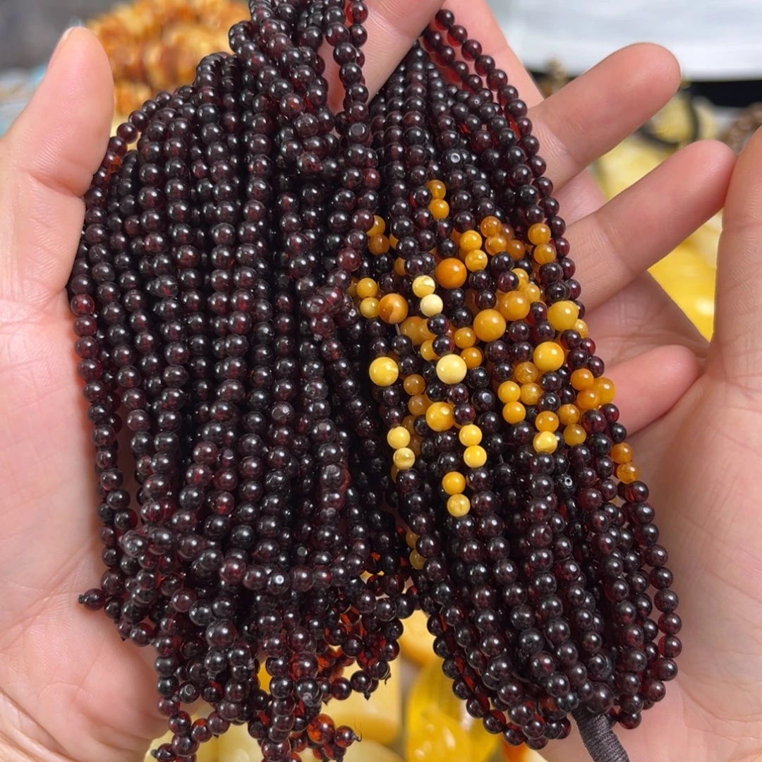 琥珀未镶嵌裸石多样性发一条