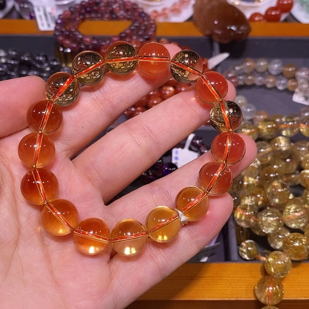 水晶手链未镶嵌黄水晶12