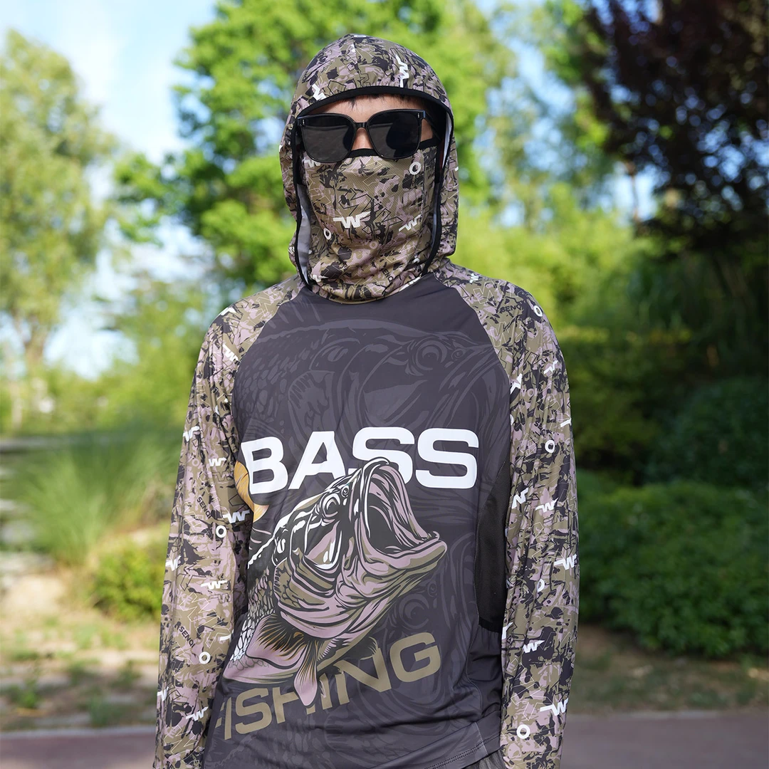 沃克森琦【达人专属】猎风冰丝款夏季户外钓鱼服防紫外线冰感连帽