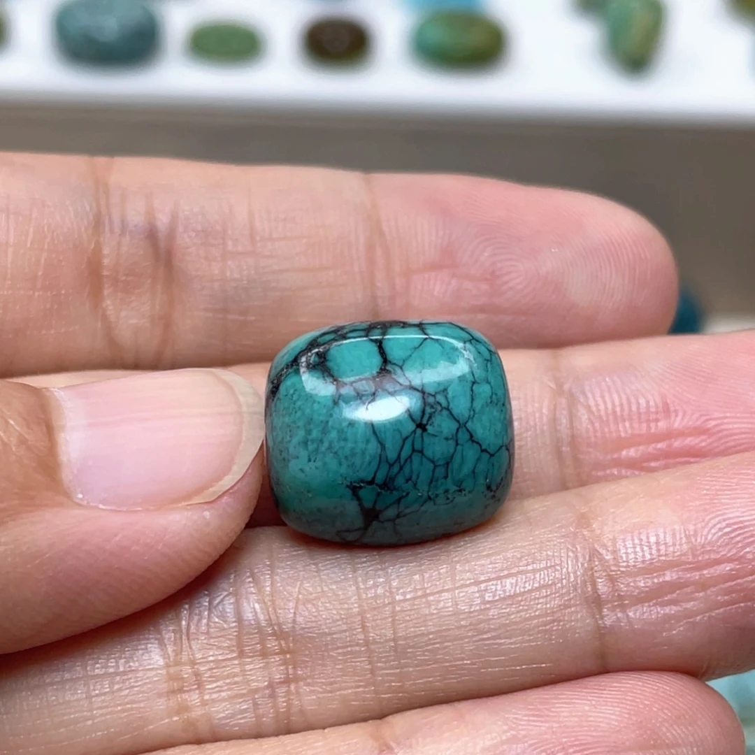 未镶嵌绿松石珠子