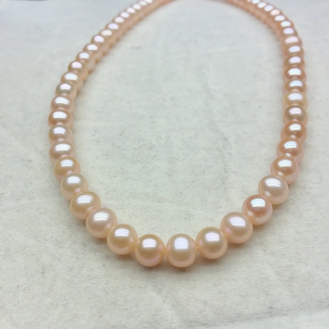 坠链均925银7-8无核无暇全珠