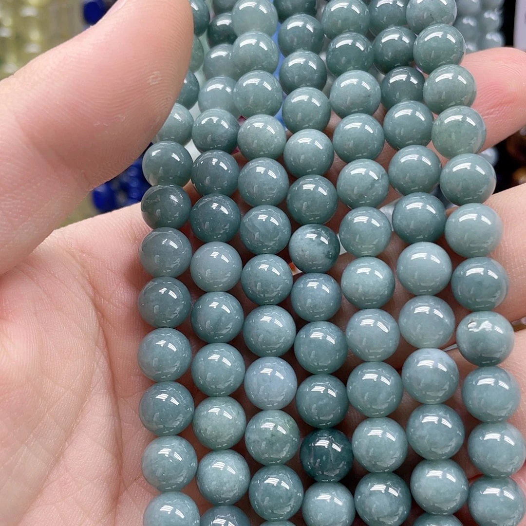 玛瑙/玉髓合金珠宝半成品8mm一条