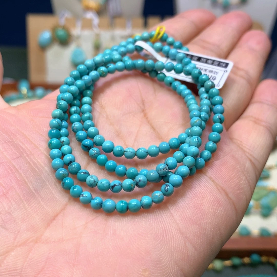 未镶嵌绿松石多圈3.7mm