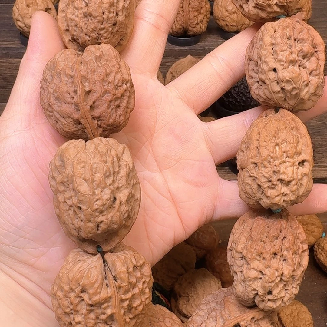 文玩核桃吊坠风**丽15铁蟾手持37尺寸