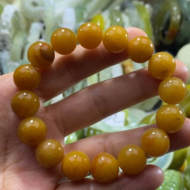 岫玉未镶嵌岫玉手链