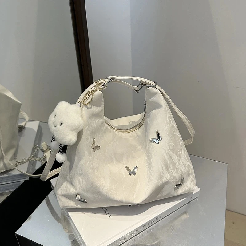 【一包三背】爆款大容量托特包蝴蝶冰川纹时尚百搭双肩单肩斜挎包