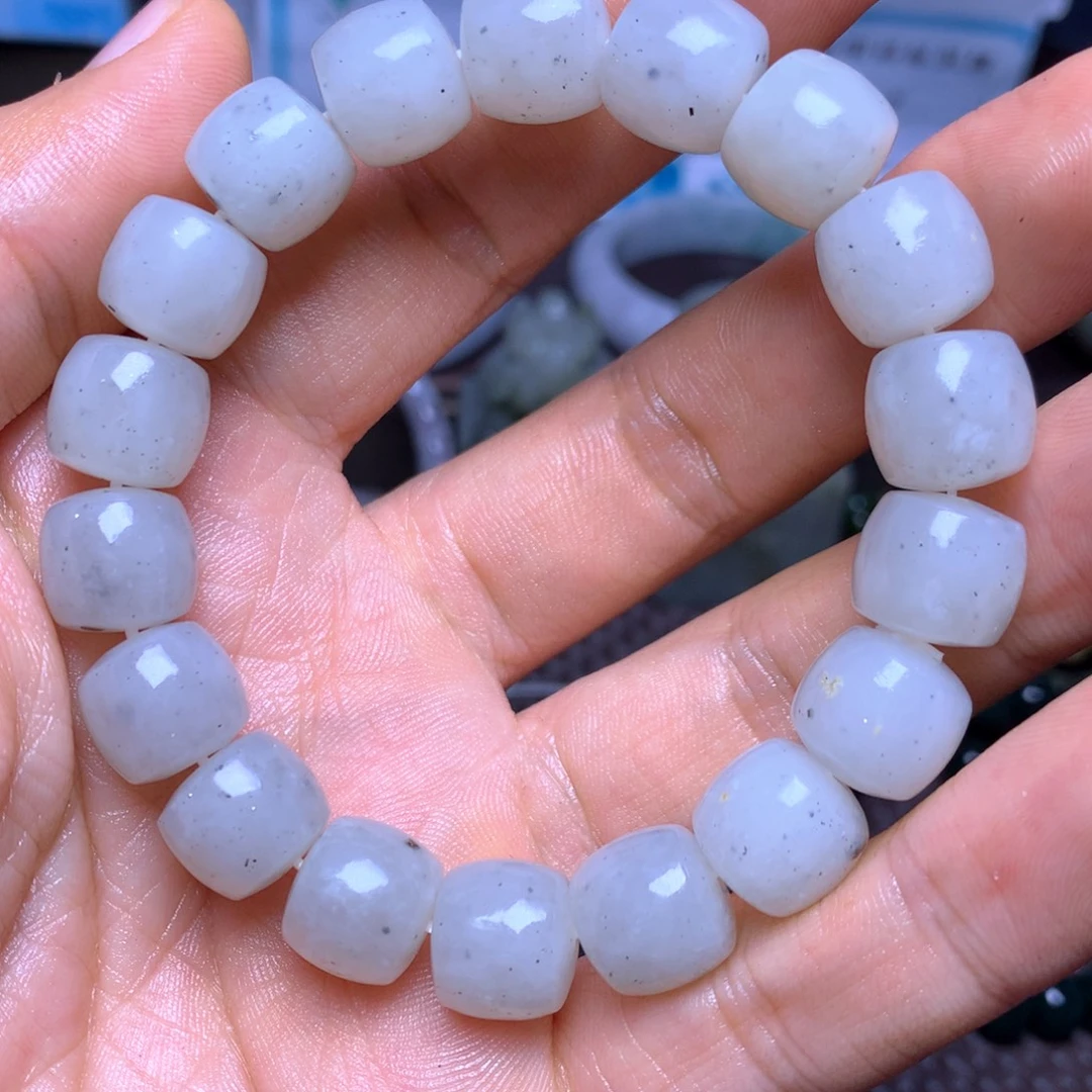 和田玉未镶嵌手串12