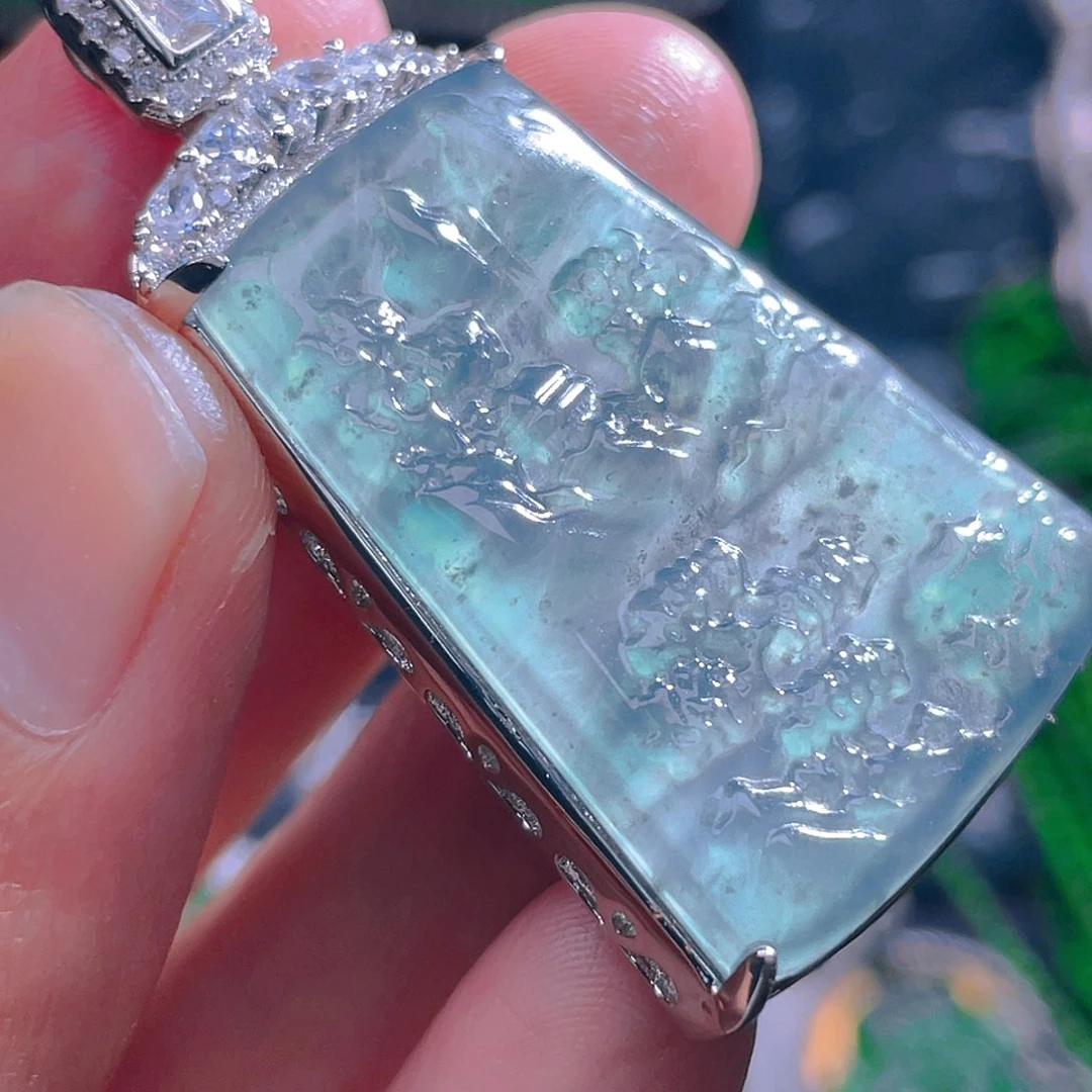 颈饰未镶嵌翡翠翡翠