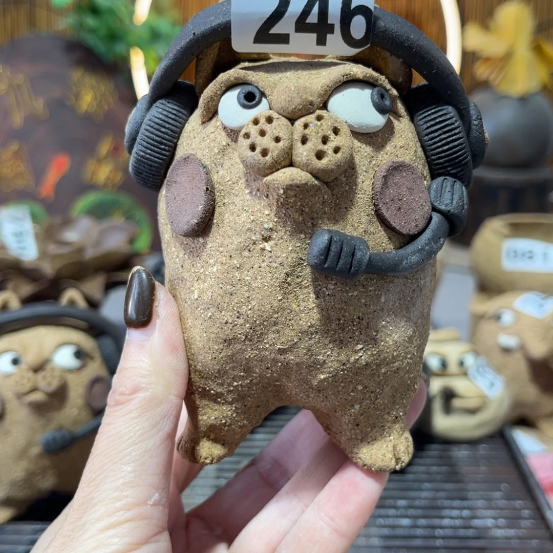 木村信鸿柴烧宝瓶