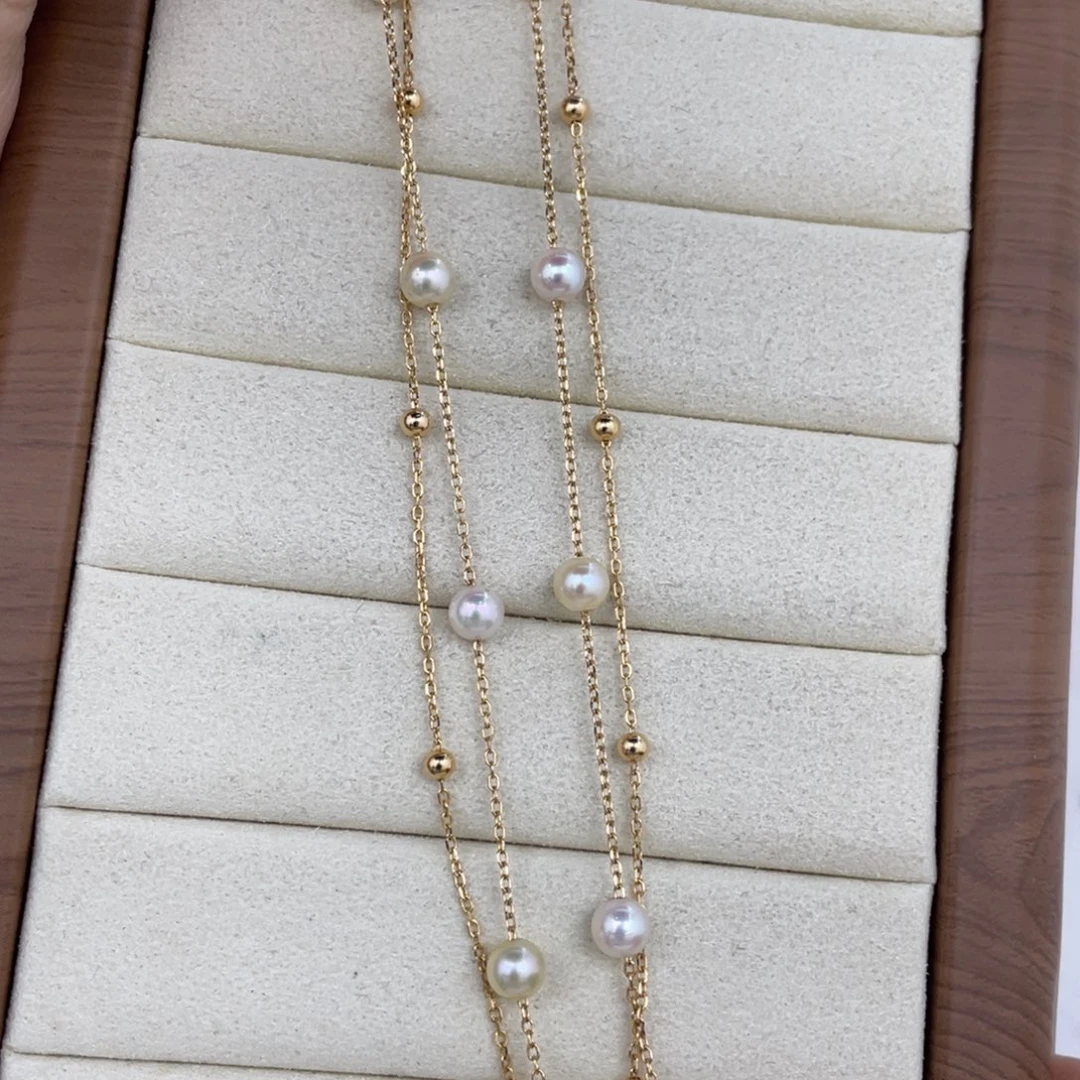 颈饰海水珍珠银S925镶嵌