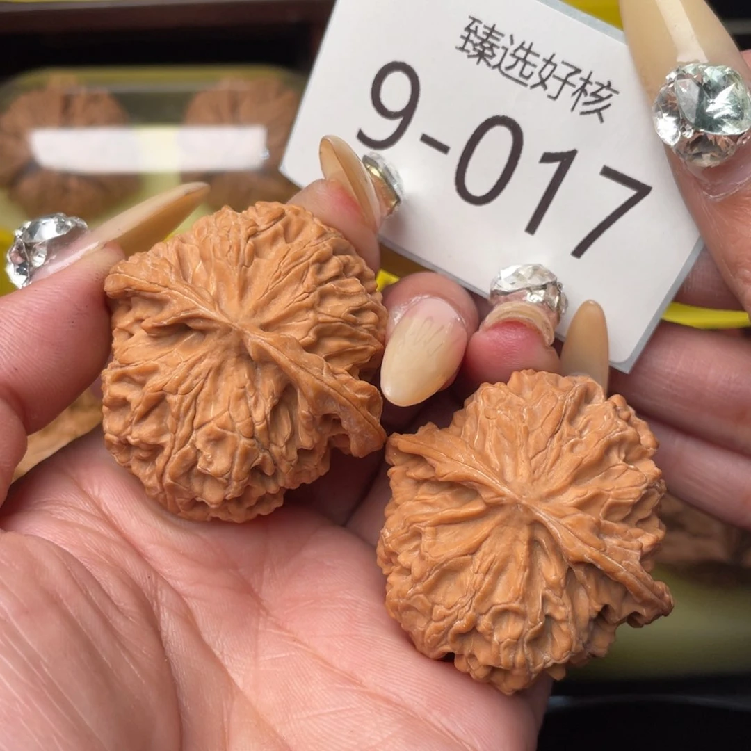 文玩核桃把件楠*42全品苹果园