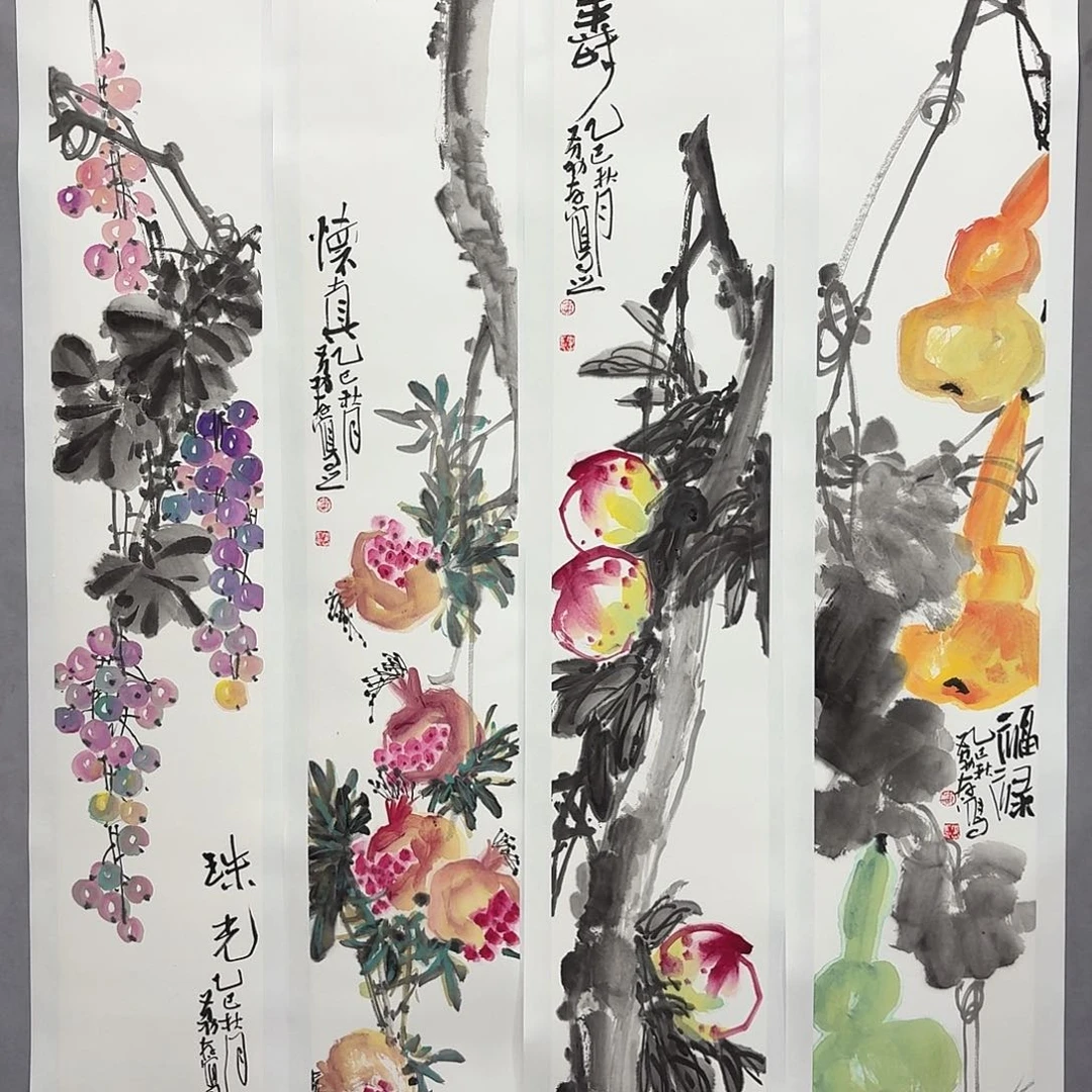 国画亲笔手绘放心去藏