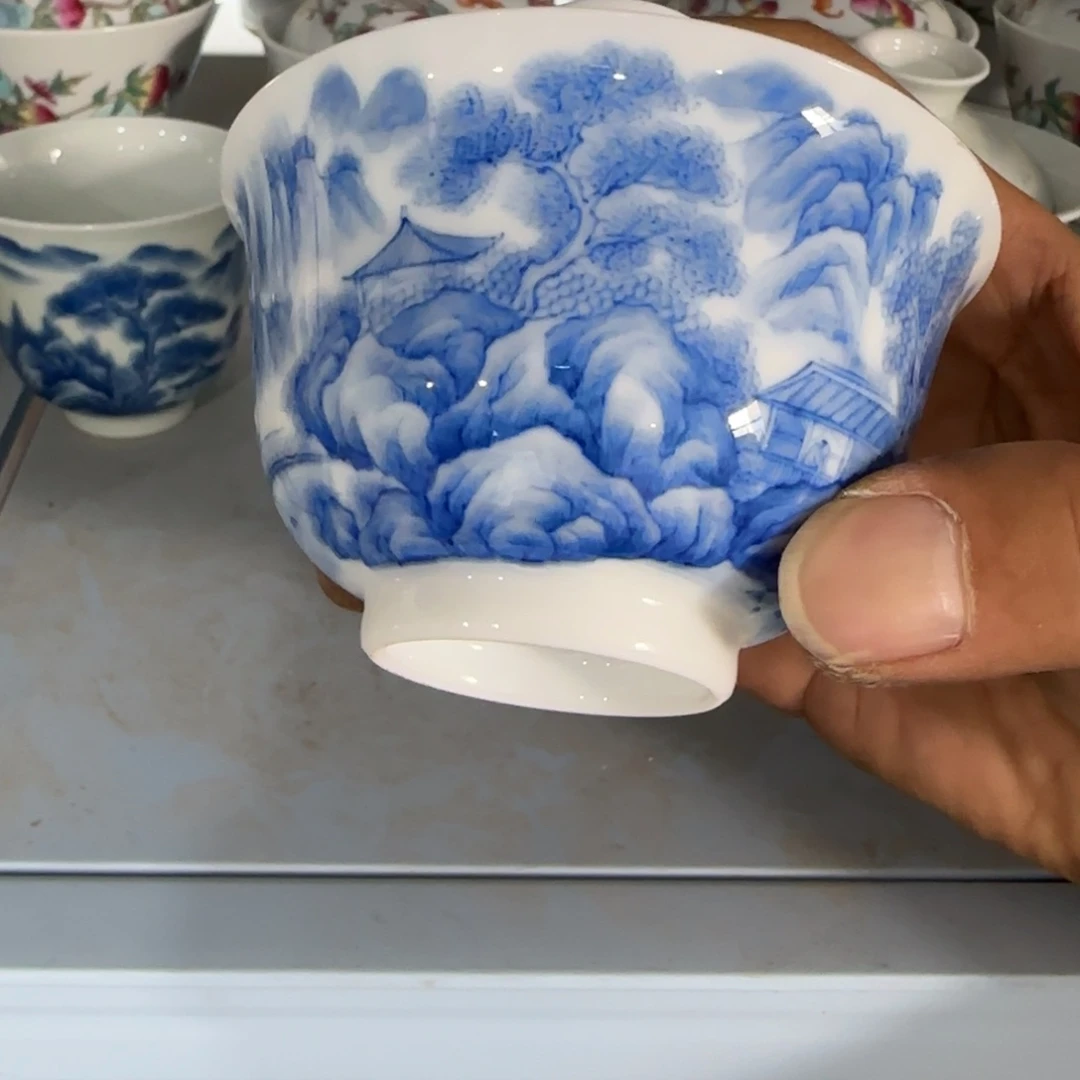 瓷片摆件的时候还在问为什么这么贵