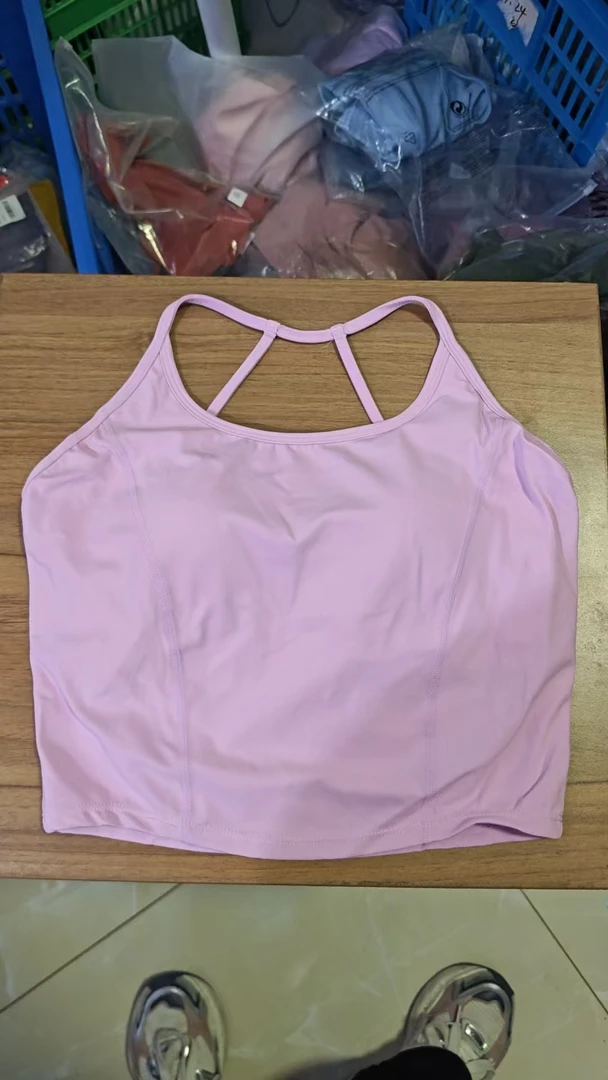 女士运动内衣一体式美背文胸跑步健身训练瑜伽背心