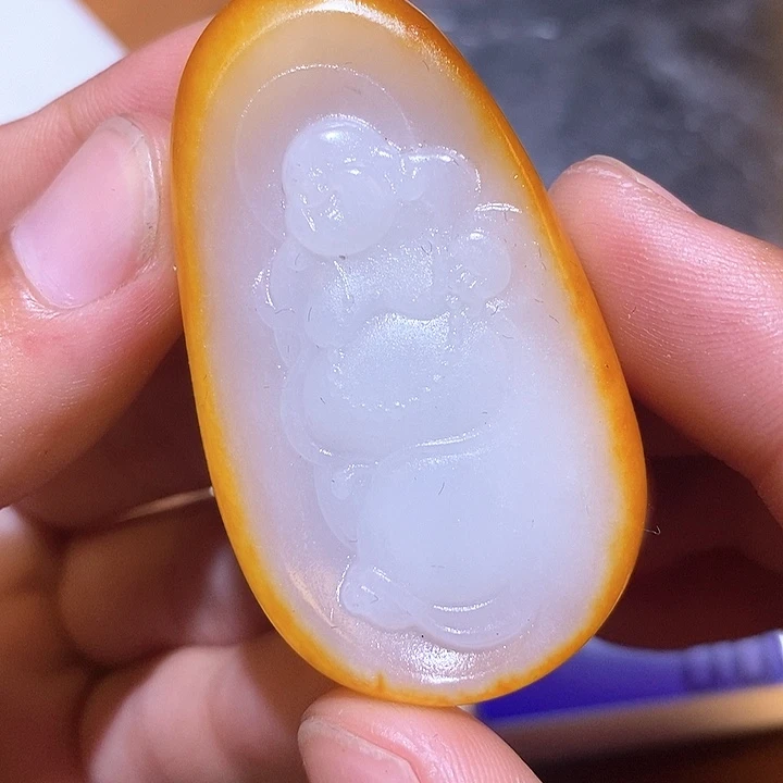 和田玉未镶嵌颈饰L8