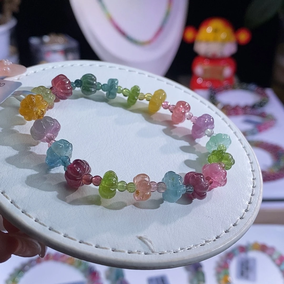 未镶嵌手链碧玺南瓜珠