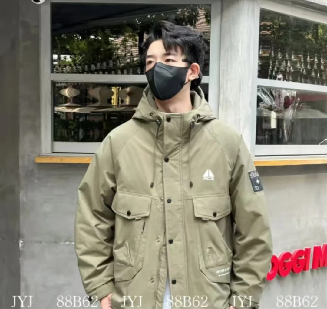 88b62绿G-【剪标款】经典重磅雪山极寒爆款加厚外套