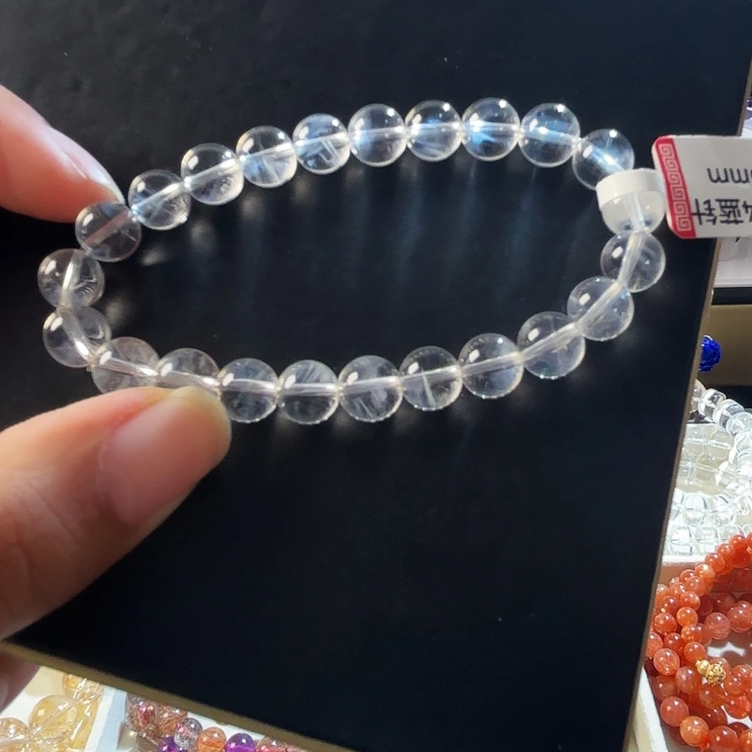 未镶嵌手链水晶蓝针手串