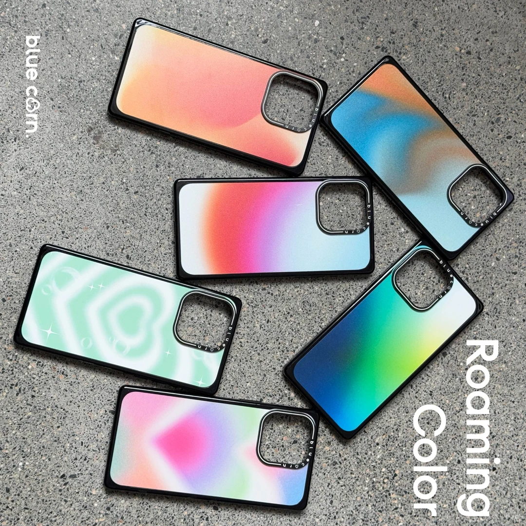 Bluecorn色彩漫游系列 黑糖适用于iPhone 16/15/14/ProMax手机壳