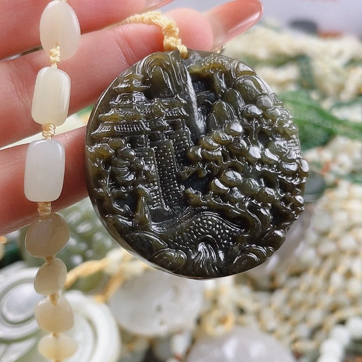 未镶嵌和田玉挂件