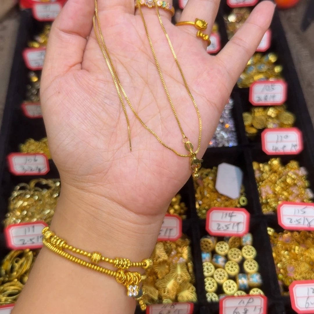合金万能盒子项链1条