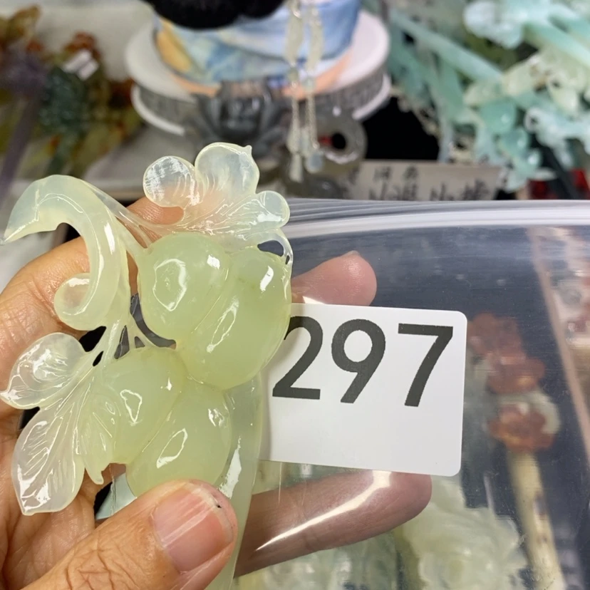 【闪购商品】岫玉发饰未镶嵌如**行