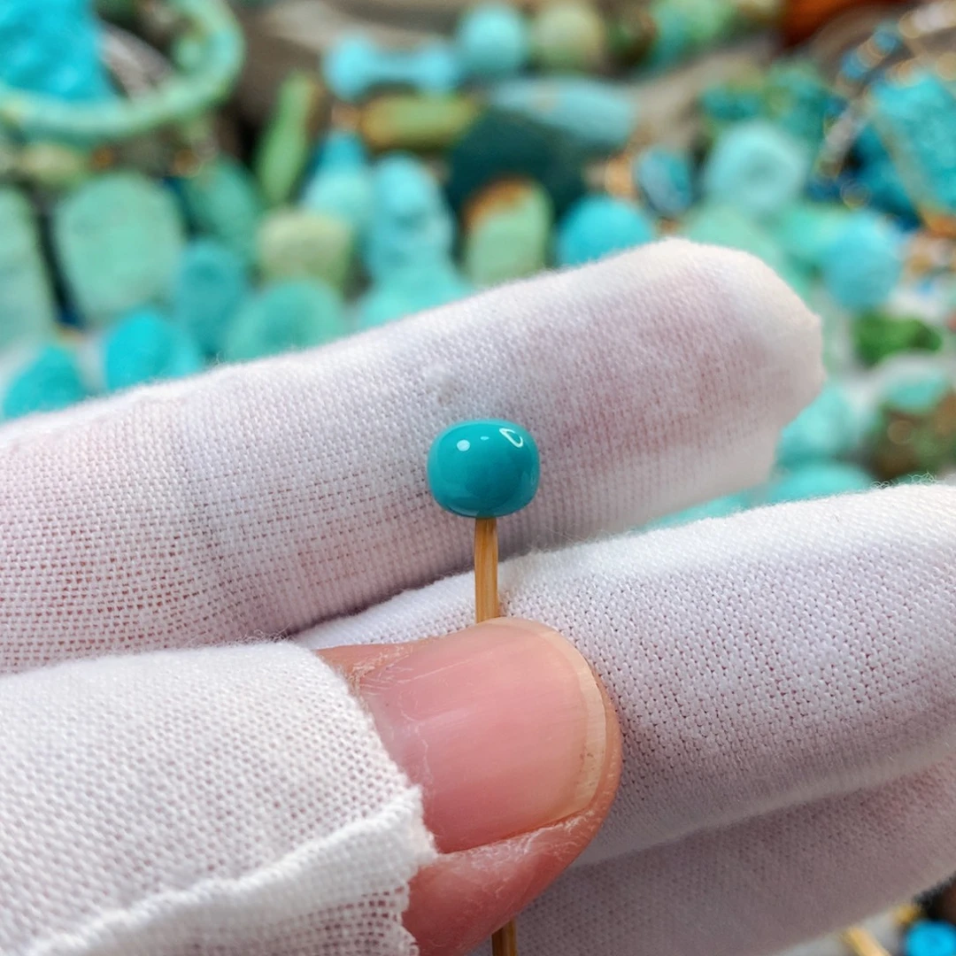 未镶嵌绿松石珠宝半成品