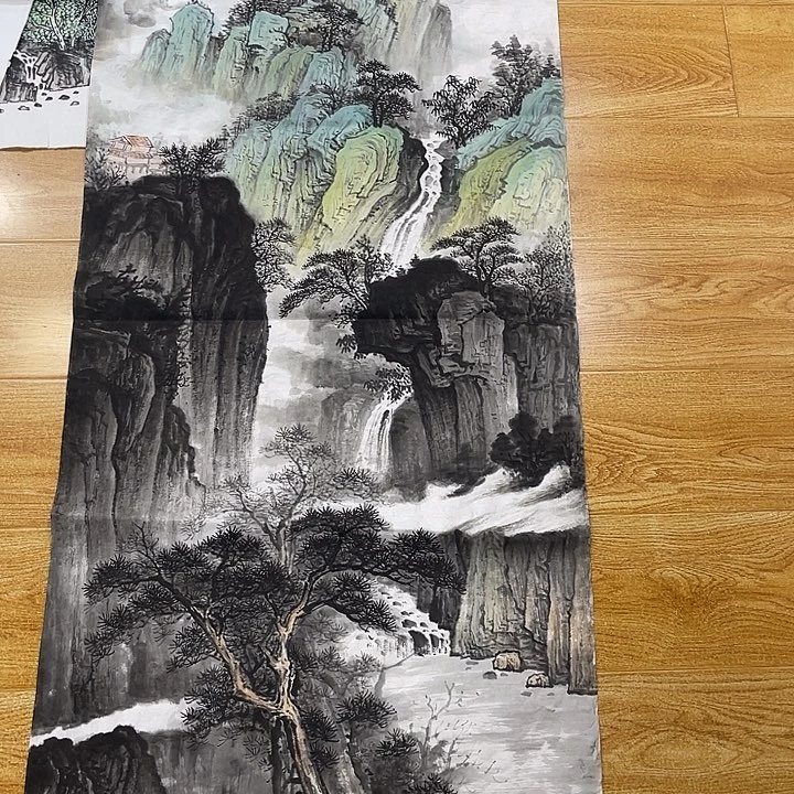 石***头姜奇老师山水作品