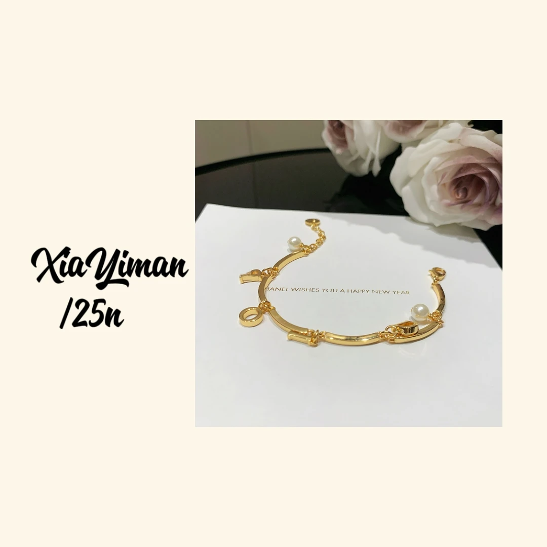 铜合金仿珍珠手链 一家四口手链MZ3300