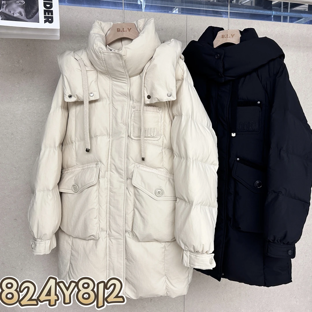 BLY 824Y812 高货反季节中长款羽绒服