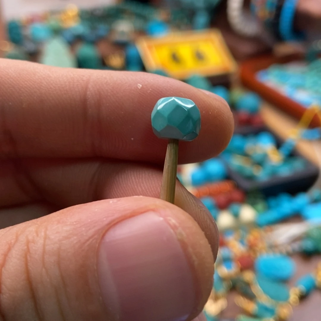 绿松石珠宝奇石未镶嵌阿*