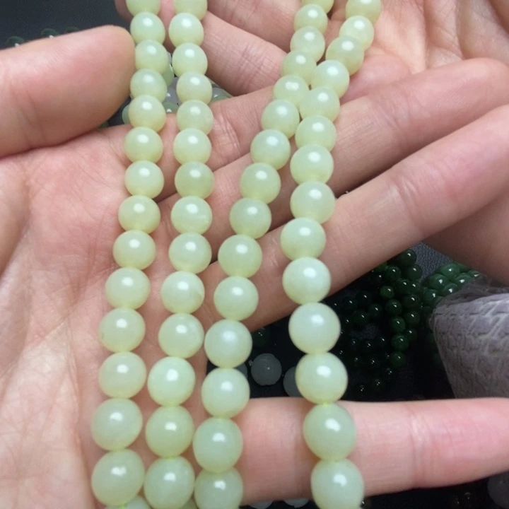 和田玉（黄玉）颈饰未镶嵌开播福利直降50黄玉108