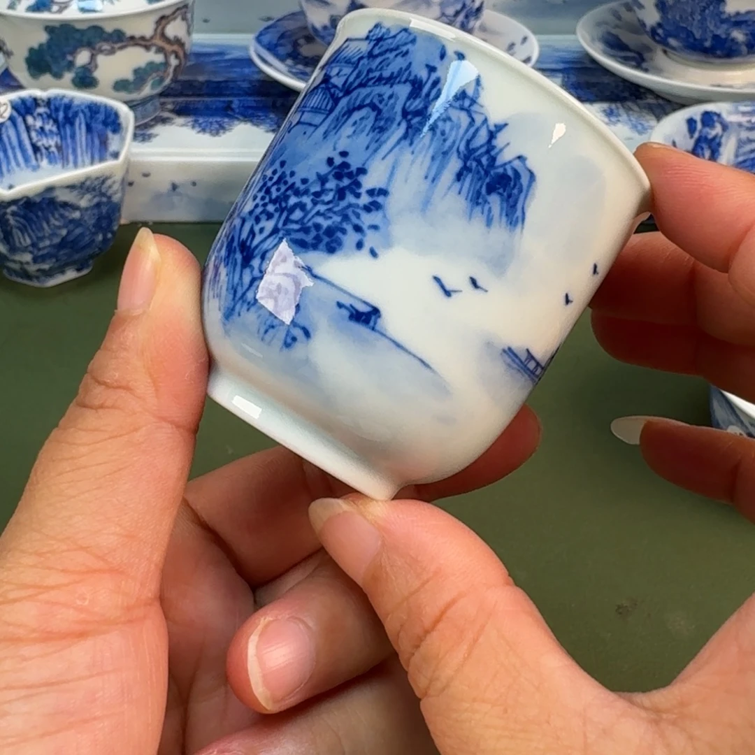景德镇纯手绘茶具圆圆235