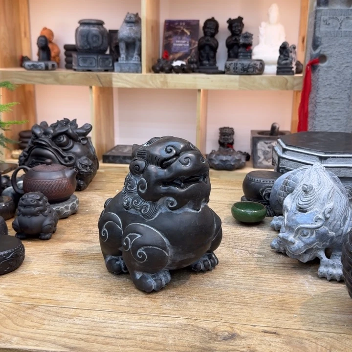 西安石晋錾石雕手工雕刻摆件